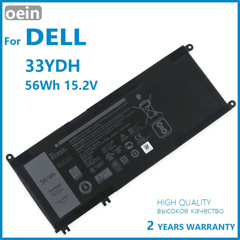 Oein New 15.2V 56Wh 33YDH PVHT1 99NF2 Laptop Battery For Dell Inspiron 15 7577 17 7773 7778 7779 7786 3579 5587 7588 3590 3779
Oein New 15.2V 56Wh 33YDH PVHT1 99NF2 Laptop Battery For Dell Inspiron 15 7577 17 7773 7778 7779 7786 3579 5587 7588 3590 3779