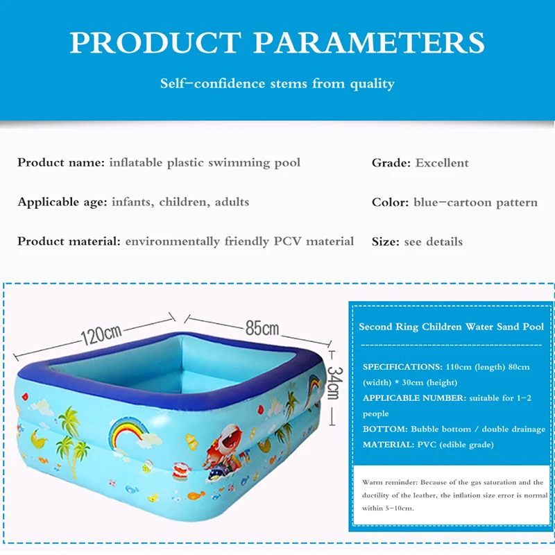 Inflatable Pool Swimming Pool Kids baby Inflatable Basin Bathtub Portable Home Swim Pool water Play Infant Inflatable Piscina
Inflatable Pool Swimming Pool Kids baby Inflatable Basin Bathtub Portable Home Swim Pool water Play Infant Inflatable Piscina