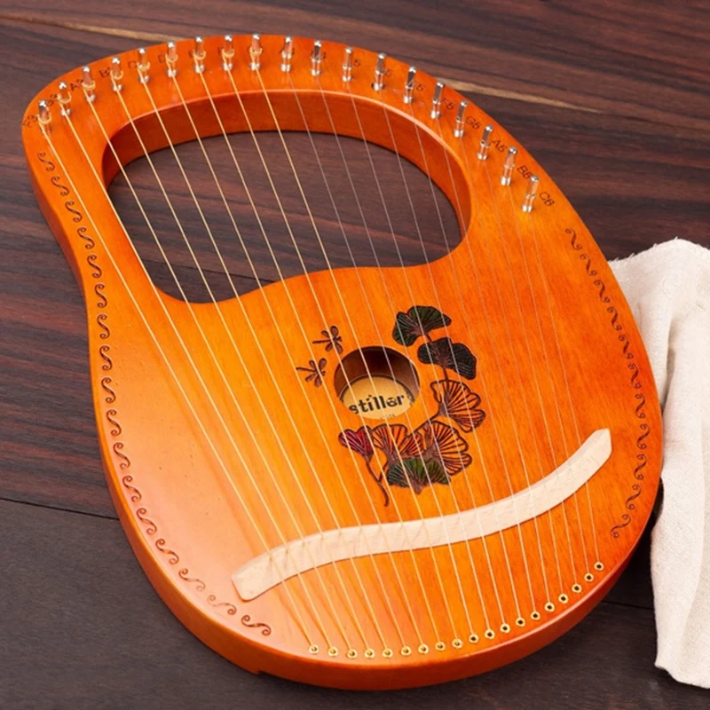 Lyre Harp,Greek Violin,19 String Metal String Lyre Harp with Tuning Wrench Strings Harps for Music Lovers Beginners,Etc
Lyre Harp,Greek Violin,19 String Metal String Lyre Harp with Tuning Wrench Strings Harps for Music Lovers Beginners,Etc