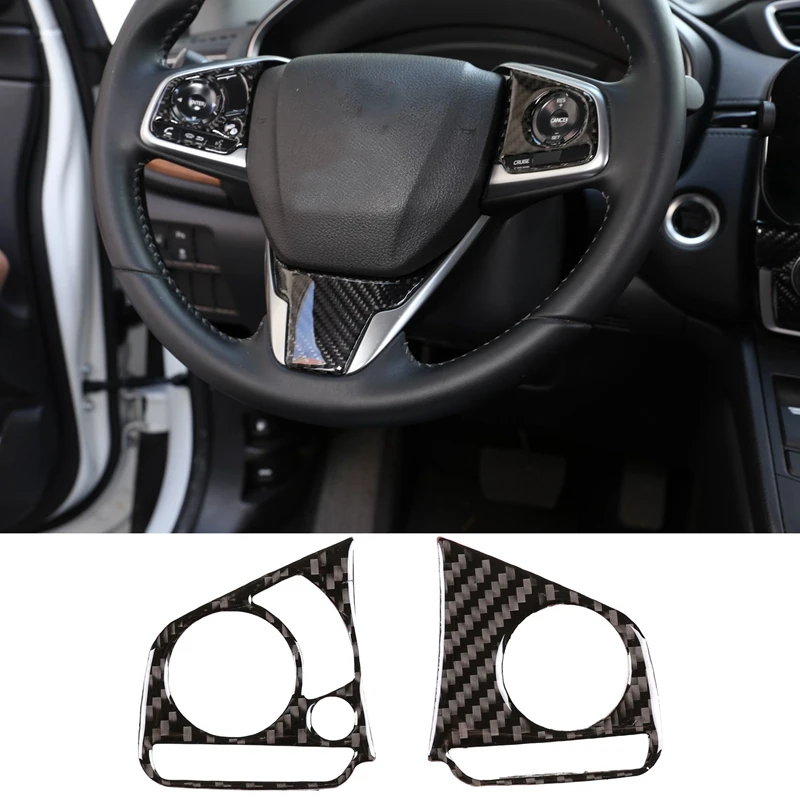 Carbon Fiber ABS Steering Wheel Frame Panel Decorative Cover Trim for Honda CR-V CRV 2016-2019 Car Stylings
Carbon Fiber ABS Steering Wheel Frame Panel Decorative Cover Trim for Honda CR-V CRV 2016-2019 Car Stylings