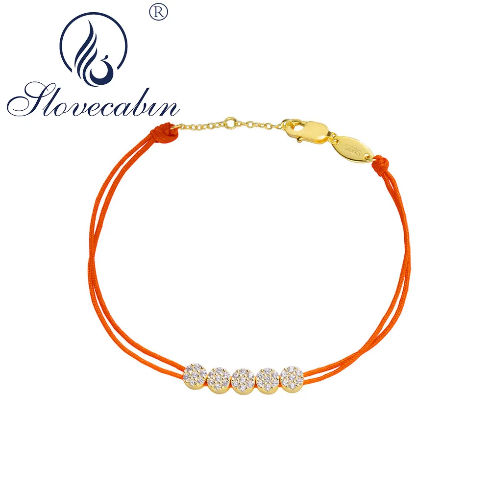 Slovecabin Original 925 Sterling Silver Five Liberty Red String Women Yellow Bracelet Charms Thread Bracelet Fine Jewelry Gift
Slovecabin Original 925 Sterling Silver Five Liberty Red String Women Yellow Bracelet Charms Thread Bracelet Fine Jewelry Gift