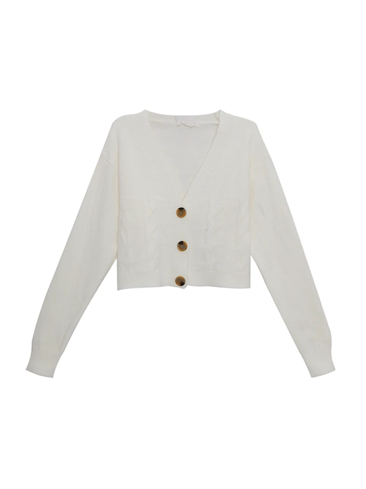 T-shirt Spring and Autumn New 2021 Sweater Coat Women's Long Sleeve Short V-neck Cardigan Woman Sweaters 
T-shirt Spring and Autumn New 2021 Sweater Coat Women's Long Sleeve Short V-neck Cardigan Woman Sweaters