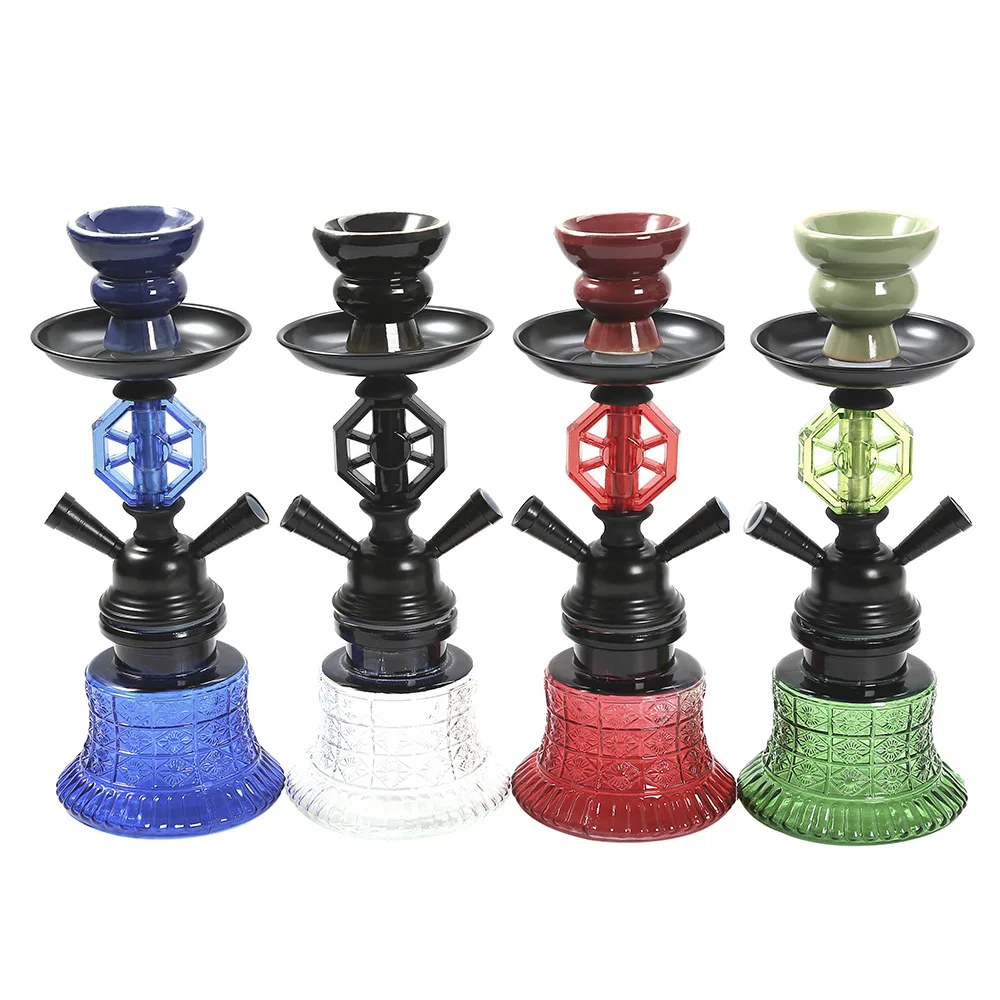 Portable glass hookah Shisha Pipe Set Double Hose Hookah Bar KTV Shisha Hookah Set For Smoking Shisha Accessories
Portable glass hookah Shisha Pipe Set Double Hose Hookah Bar KTV Shisha Hookah Set For Smoking Shisha Accessories