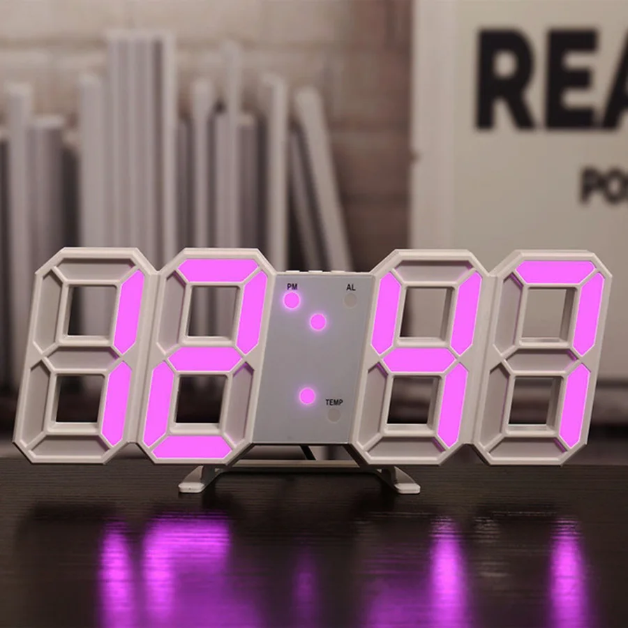 Electronic Desktop and Wall Clock with Calendar and Thermometer Silent Wall Snooze Function Digital Clock Gift Home Decorations
Electronic Desktop and Wall Clock with Calendar and Thermometer Silent Wall Snooze Function Digital Clock Gift Home Decorations