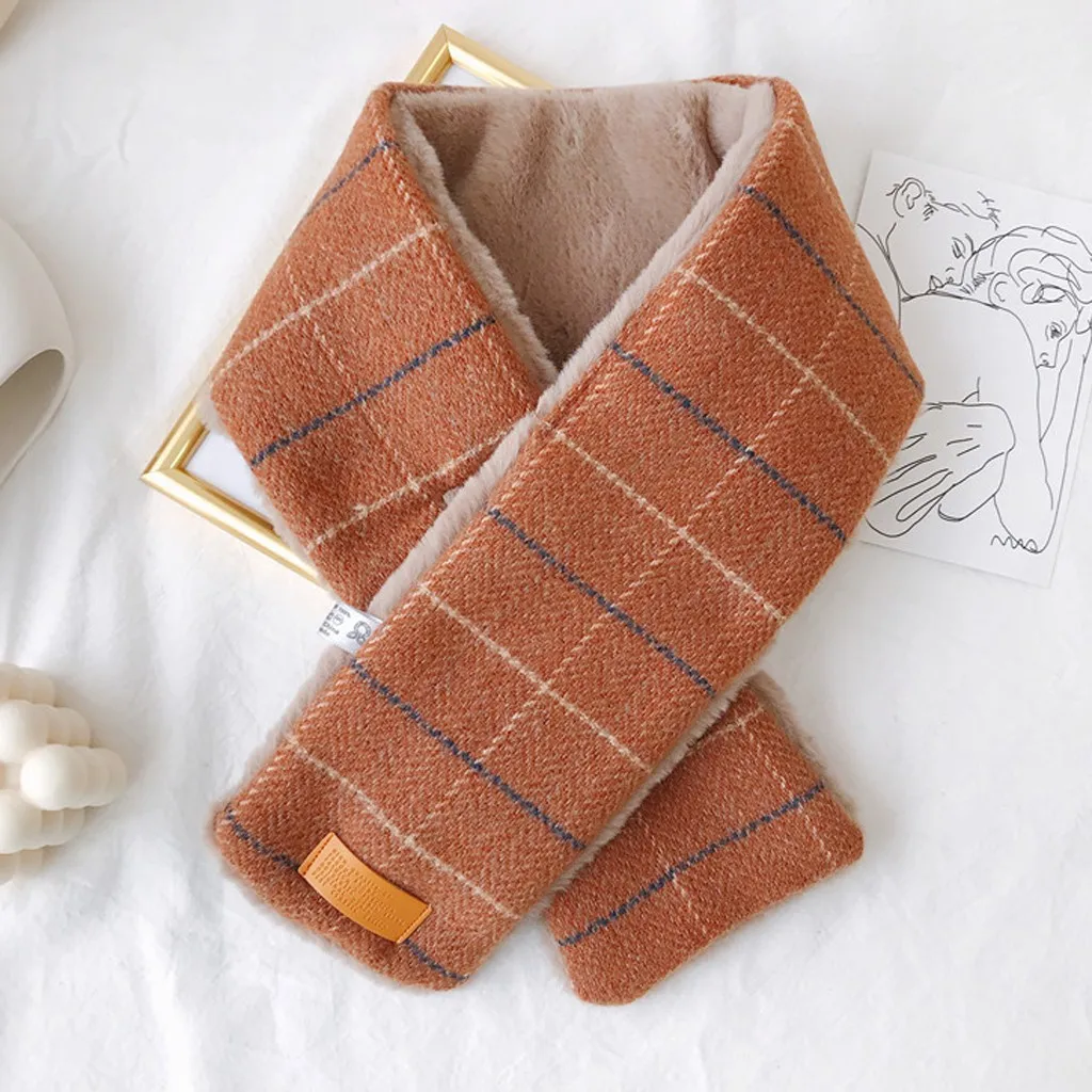 Women Fashion Winter Faux Fur Scarf Plaid Printing Outerwear Scarf Warm scarf with pocket fashion cotton winters comfortable A50
Women Fashion Winter Faux Fur Scarf Plaid Printing Outerwear Scarf Warm scarf with pocket fashion cotton winters comfortable A50