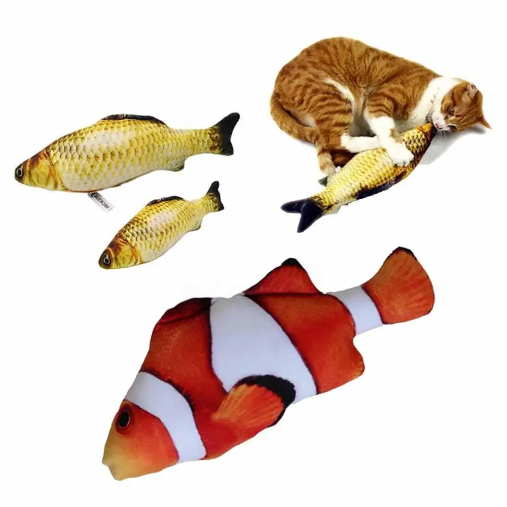 Fish Plush Cat Pet Toy Interactive Gifts Fish Catnip Toys Stuffed Pillow Doll Simulation Fish Playing Toy For Pet
Fish Plush Cat Pet Toy Interactive Gifts Fish Catnip Toys Stuffed Pillow Doll Simulation Fish Playing Toy For Pet