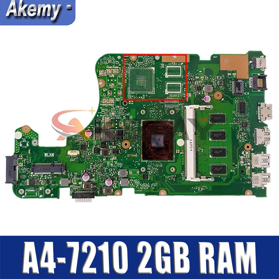 Akemy For ASUS X555DG X555YI X555Y x555d original motherboard X555YI notebook mainboard with A4-7210 CPU 2GB RAM test full 100%
Akemy For ASUS X555DG X555YI X555Y x555d original motherboard X555YI notebook mainboard with A4-7210 CPU 2GB RAM test full 100%
