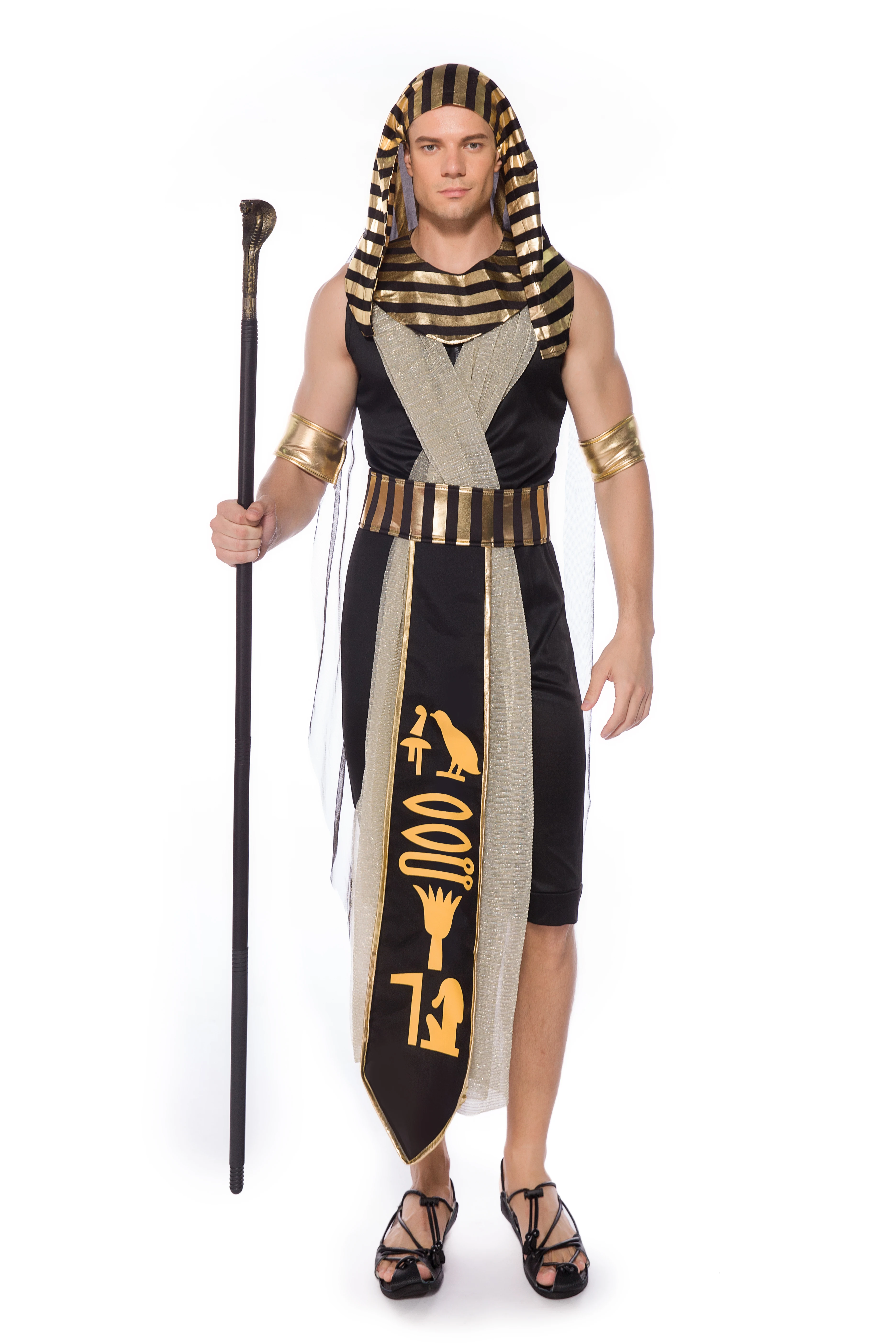 Ancient Cleopatra Egyptian Pharaoh Costumes For Men Women New Year Party Princess Cosplay Masquerade Party
Ancient Cleopatra Egyptian Pharaoh Costumes For Men Women New Year Party Princess Cosplay Masquerade Party