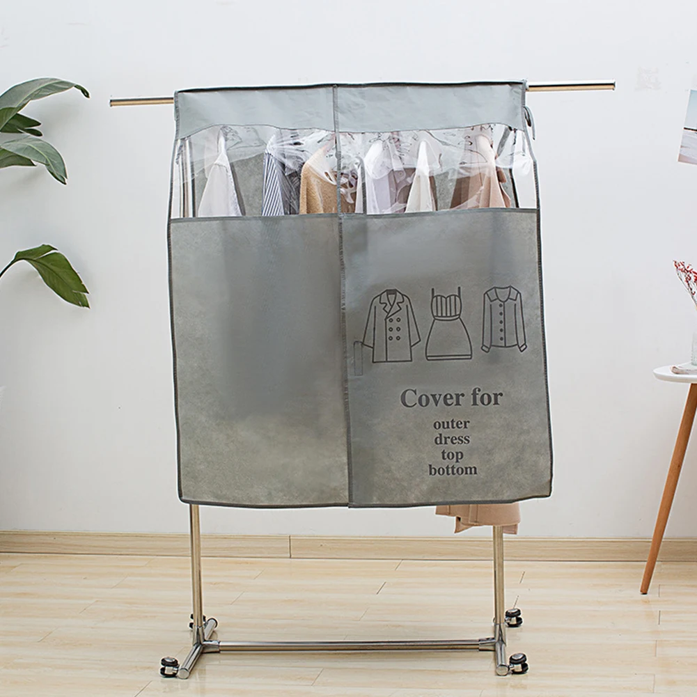 Case Storage Transparent Closet Organizer Hanging Suit Garment Protector Hanger Non-woven Dress Pouch Clothes Dust Cover Coat
Case Storage Transparent Closet Organizer Hanging Suit Garment Protector Hanger Non-woven Dress Pouch Clothes Dust Cover Coat