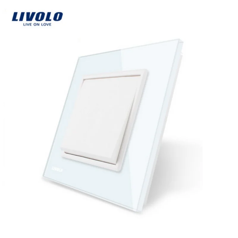 Livolo Manufacturer EU Standard Push Button Switch,Luxury White Crystal Glass Panel, 1 Gang 1 Way ,Mechanical switch,VL-C7K1S-11 
Livolo Manufacturer EU Standard Push Button Switch,Luxury White Crystal Glass Panel, 1 Gang 1 Way ,Mechanical switch,VL-C7K1S-11