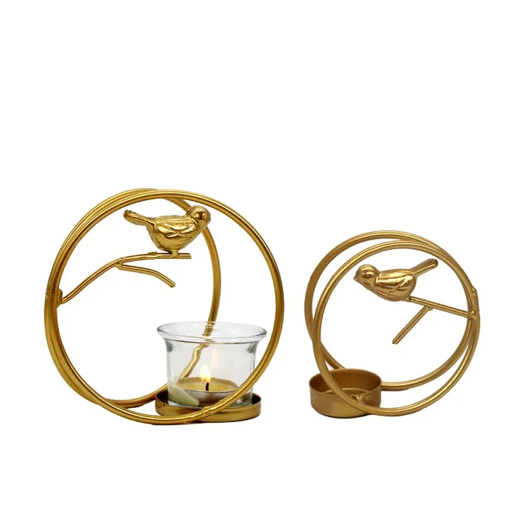 Nordic Golden Birdcage Candlestick Round Home Decoration Wedding Decor Candle Holder 
Nordic Golden Birdcage Candlestick Round Home Decoration Wedding Decor Candle Holder