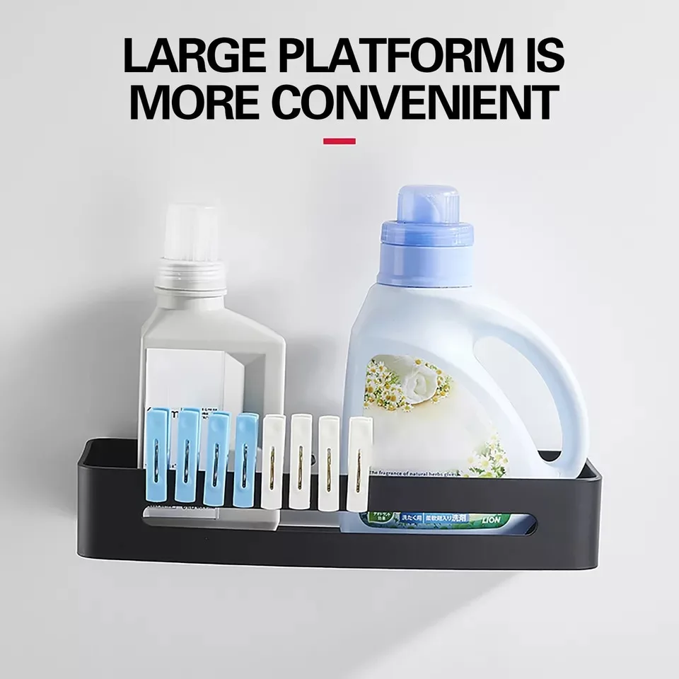 Black Corner Shelves Wall Mounted Aluminum Shampoo Holder No Drill Bathroom Shelf Organizer Triangle Towel Shower Storage Rack
Black Corner Shelves Wall Mounted Aluminum Shampoo Holder No Drill Bathroom Shelf Organizer Triangle Towel Shower Storage Rack