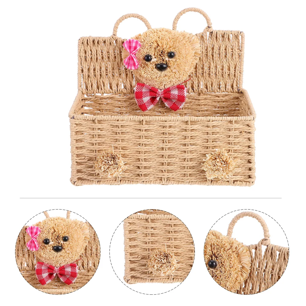 Weave Sundries Basket Practical Storage Basket Wall Hanging Basket for Home
Weave Sundries Basket Practical Storage Basket Wall Hanging Basket for Home