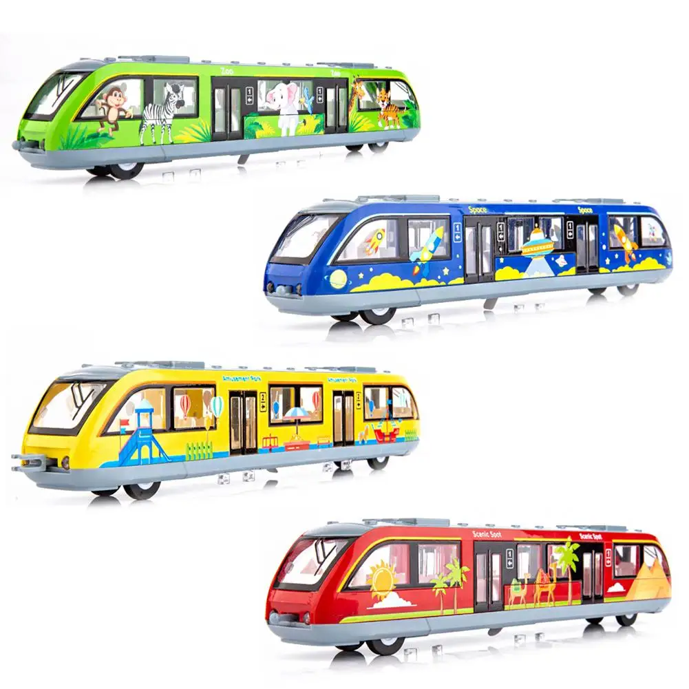 High-speed Rail Toy Car Cartoon Safe Subway Train Model With Light And Sound Alloy Simulation Train Toy For Children
High-speed Rail Toy Car Cartoon Safe Subway Train Model With Light And Sound Alloy Simulation Train Toy For Children