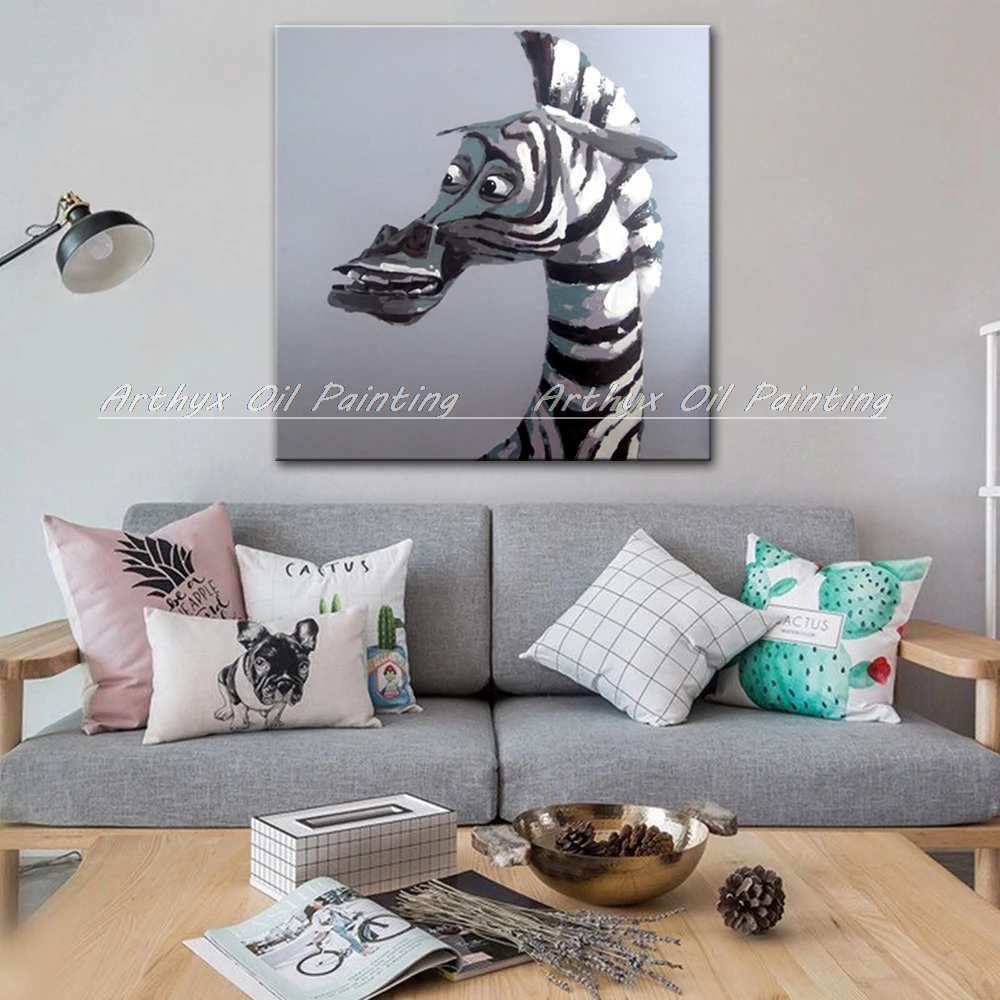 Arthyx Hand Painted Zebra Animal Oil Paintings Hot Sell Wall Art Home Decoration For Living Room Unique Gift Canvas Oil Painting
Arthyx Hand Painted Zebra Animal Oil Paintings Hot Sell Wall Art Home Decoration For Living Room Unique Gift Canvas Oil Painting