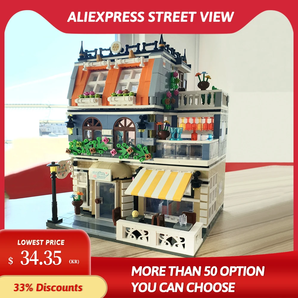 Creative Expert Street View Brick Bank Cafe Corner Moc Bricks Modular House Bricks Model Building Block Palace Cinema Pet Shop
Creative Expert Street View Brick Bank Cafe Corner Moc Bricks Modular House Bricks Model Building Block Palace Cinema Pet Shop