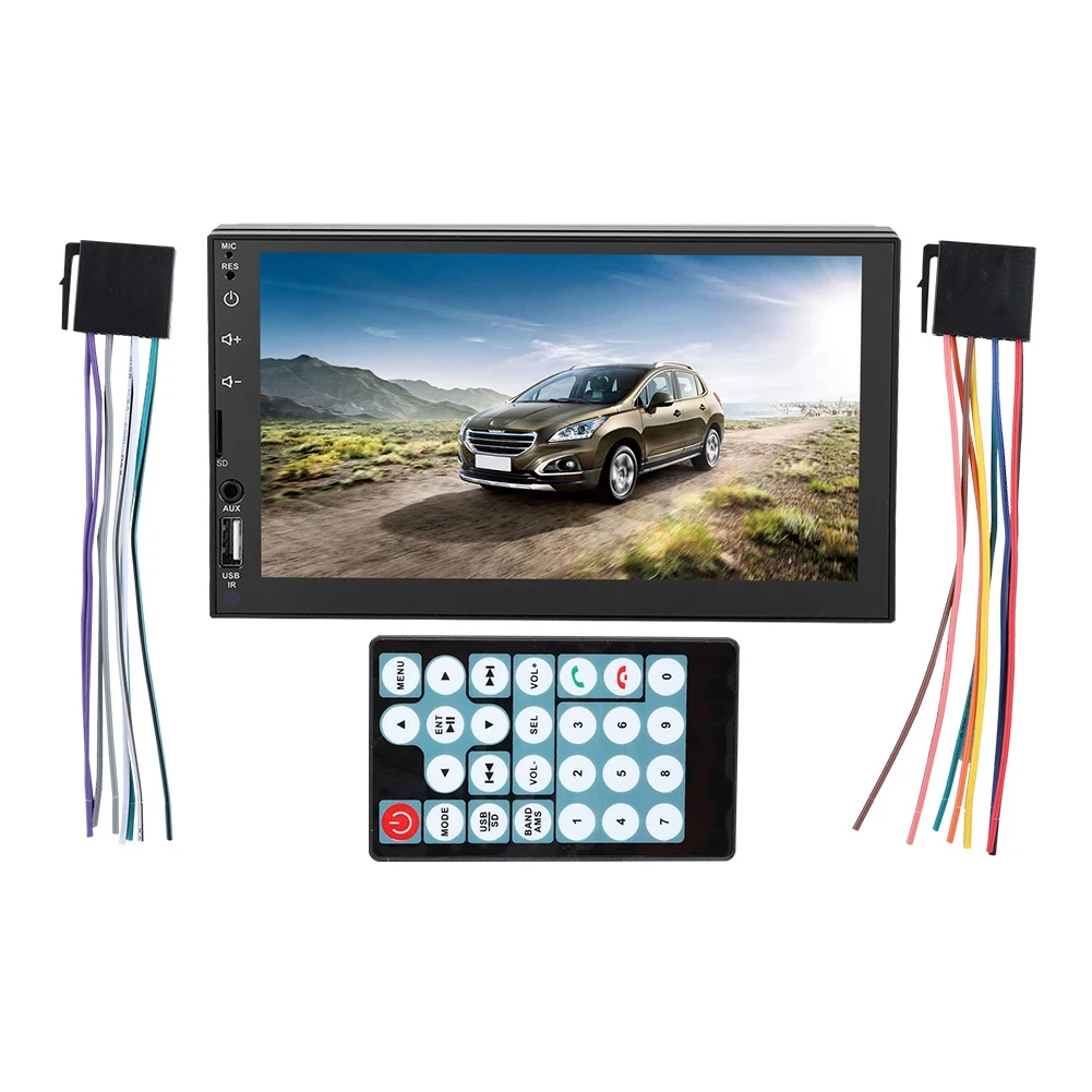 7" Dual 2 Din Car Stereo MP5 Player USB/TF/AUX/FM Bluetooth 4.0 Multimedia for Android/Apple
7" Dual 2 Din Car Stereo MP5 Player USB/TF/AUX/FM Bluetooth 4.0 Multimedia for Android/Apple