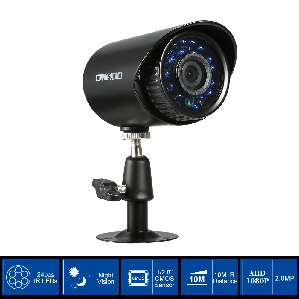 OWSOO 1080P AHD цилиндрическая Водонепроницаемая камера видеонаблюдения 2.0MP 1/2.8 CMOS 24pcs 3,6mm Array IR LEDS Night Vision IR-CUT система безопасности
OWSOO 1080P AHD цилиндрическая Водонепроницаемая камера видеонаблюдения 2.0MP 1/2.8 CMOS 24pcs 3,6mm Array IR LEDS Night Vision IR-CUT система безопасности
