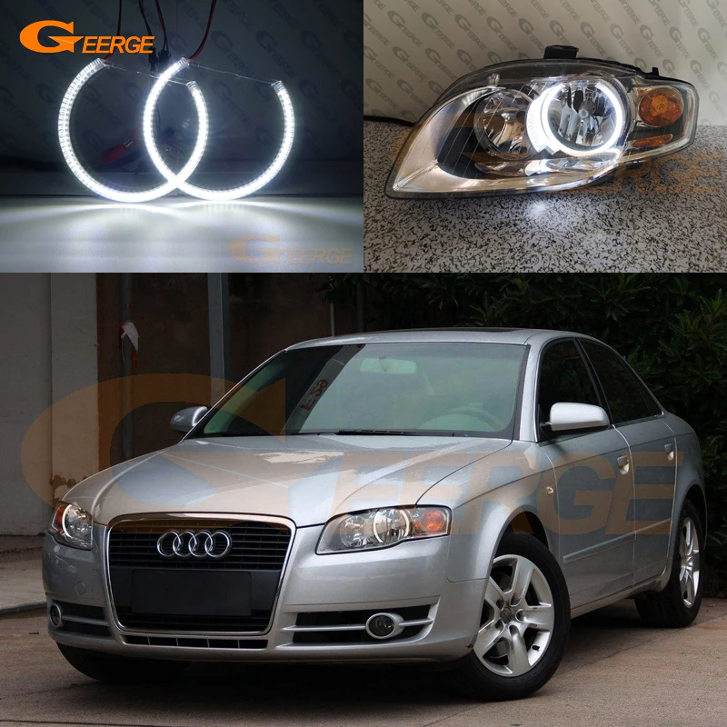 Ultra bright SMD LED Angel Eyes halo rings kit Day Light Car styling For Audi A4 S4 RS4 B7 2004 2005 2006 2007 2008 2009
Ultra bright SMD LED Angel Eyes halo rings kit Day Light Car styling For Audi A4 S4 RS4 B7 2004 2005 2006 2007 2008 2009