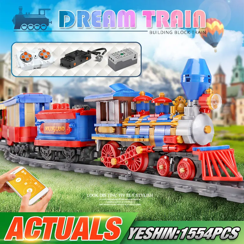 MOULD KING 12004 High-tech Car Toys The APP RC Control Dream Train Model Assembly Building Blocks Bricks Kids Christmas Gifts
MOULD KING 12004 High-tech Car Toys The APP RC Control Dream Train Model Assembly Building Blocks Bricks Kids Christmas Gifts