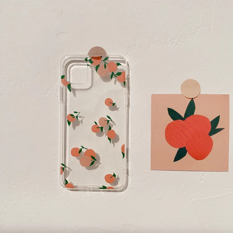Cute Art Sweet fruit Flower Clear Phone Case For iPhone 12 11 Pro 7 8Plus X XR XS Max Cartoon Soft Shockproof Bumper Back Cover
Cute Art Sweet fruit Flower Clear Phone Case For iPhone 12 11 Pro 7 8Plus X XR XS Max Cartoon Soft Shockproof Bumper Back Cover