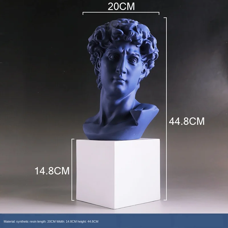Nordic David Head Portraits Arts Sculpture Michelangelo Buonarroti Figurine Resin Craft Creative Decorations For Home R3873
Nordic David Head Portraits Arts Sculpture Michelangelo Buonarroti Figurine Resin Craft Creative Decorations For Home R3873