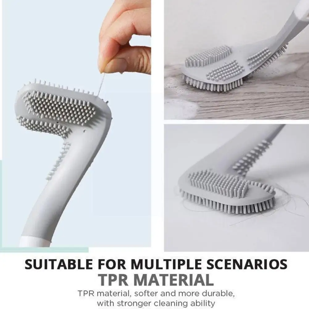 Long Handle Toilet Cleaning Brush Silicone Toilet Brushes Brush Bendable For BathroomToilet Silicone Head Brush Cleaning U5S6
Long Handle Toilet Cleaning Brush Silicone Toilet Brushes Brush Bendable For BathroomToilet Silicone Head Brush Cleaning U5S6