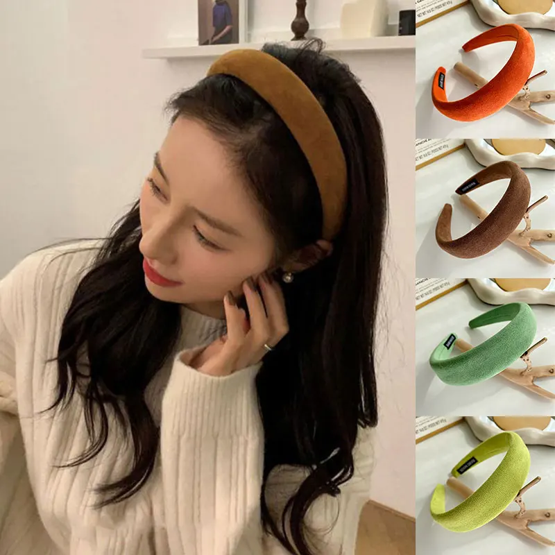 Fluorescent Color Hair Hoop For Women Girls Simple All-match Turned Plush Headband 1PC Velvet Hairband Sponge Hair Band
Fluorescent Color Hair Hoop For Women Girls Simple All-match Turned Plush Headband 1PC Velvet Hairband Sponge Hair Band
