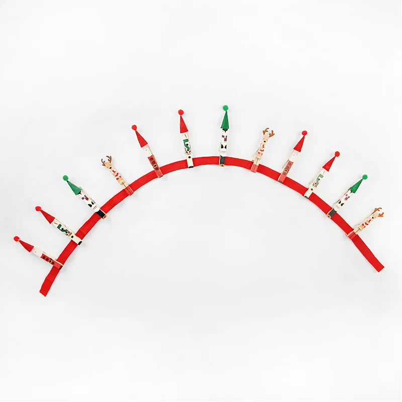 Christmas decorations wooden clip cartoon printing Christmas clip with red rope wooden clip Dropshipping
Christmas decorations wooden clip cartoon printing Christmas clip with red rope wooden clip Dropshipping