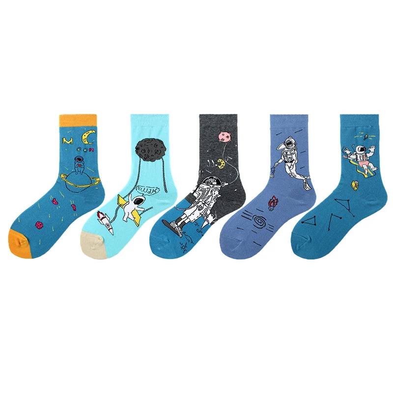 Japanese Cartoon Astronauts Design Funny Socks Women Harajuku Creative Jacquard Skarpetki Cute Socks Unisex Calcetines Mujer Sox
Japanese Cartoon Astronauts Design Funny Socks Women Harajuku Creative Jacquard Skarpetki Cute Socks Unisex Calcetines Mujer Sox