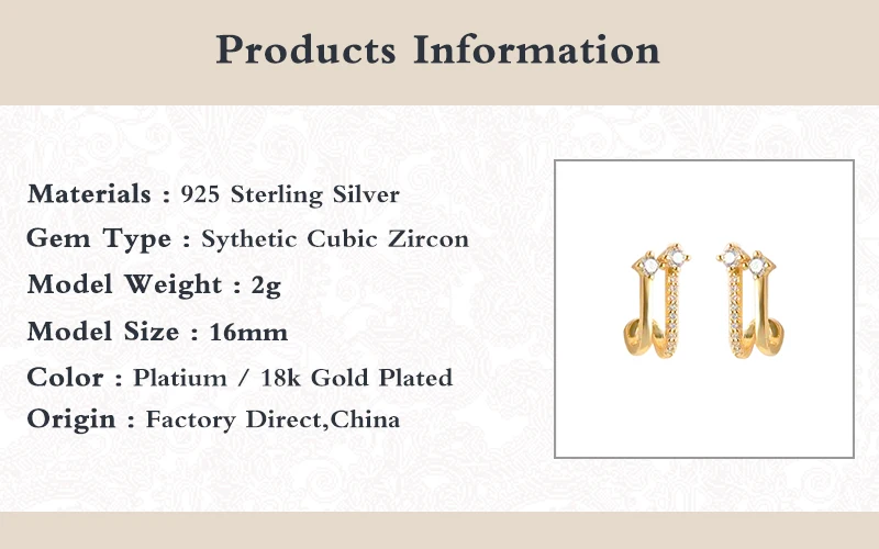 Aide Old Fashion Pendientes 925 Sterling Silver Piercing 1 Pair U-shaped Irregular Retro Stud Earrings For Women Fine Jewelry
Aide Old Fashion Pendientes 925 Sterling Silver Piercing 1 Pair U-shaped Irregular Retro Stud Earrings For Women Fine Jewelry