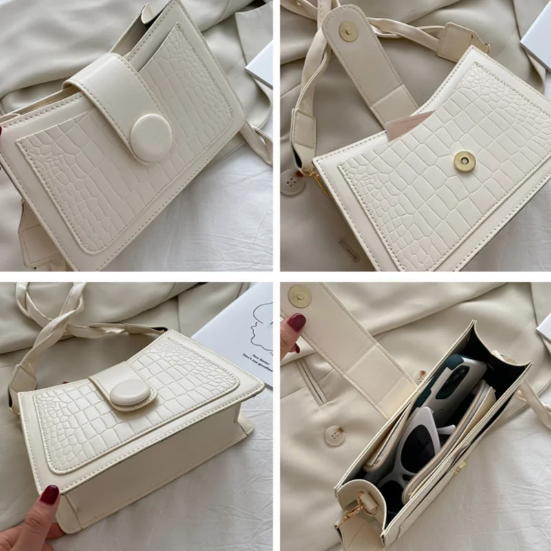 Shoulder Bags Stone Pattern Ins Fashion Underarm PU Leather Leisure Womens Handbags Korean Style Elegant All-match High Street
Shoulder Bags Stone Pattern Ins Fashion Underarm PU Leather Leisure Womens Handbags Korean Style Elegant All-match High Street