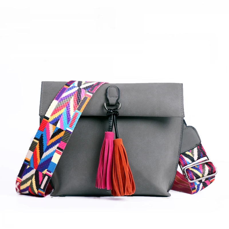 

New Women Messenger Bag Tassel Crossbody Bags For Girls Shoulder Bags Female Designer Handbags Bolsa Feminina Bolsos Muje#38