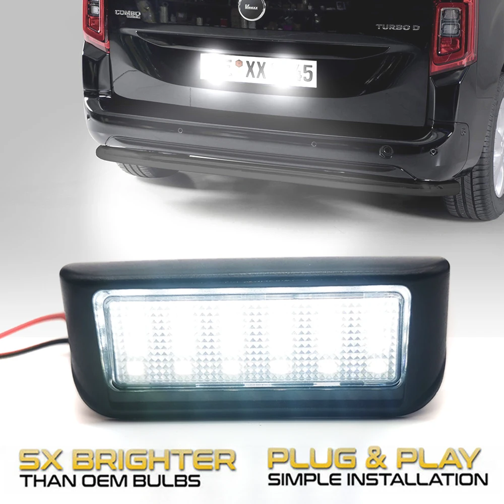 2Pcs NO Error 6000K LED License Plate Light Number Lamps For Opel Combo E & Vivaro C & Zafira Life & Vauxhall Combo / Combo Life
2Pcs NO Error 6000K LED License Plate Light Number Lamps For Opel Combo E & Vivaro C & Zafira Life & Vauxhall Combo / Combo Life