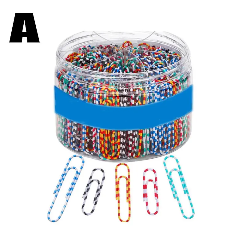 450pcs /lot big size Paper Clips Effective Office Supplies Large Mixed Color Clip Bookmark Metal Office Accessories 
450pcs /lot big size Paper Clips Effective Office Supplies Large Mixed Color Clip Bookmark Metal Office Accessories