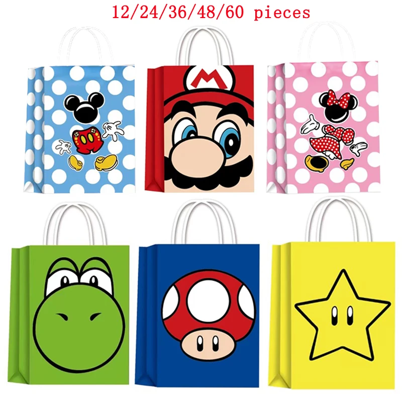 Disney Mickey/Minnie Mouse Birthday Party Supplies Paper Gift bags For Kids Shopping Bags Wedding Party Cookie Bags With Handle
Disney Mickey/Minnie Mouse Birthday Party Supplies Paper Gift bags For Kids Shopping Bags Wedding Party Cookie Bags With Handle