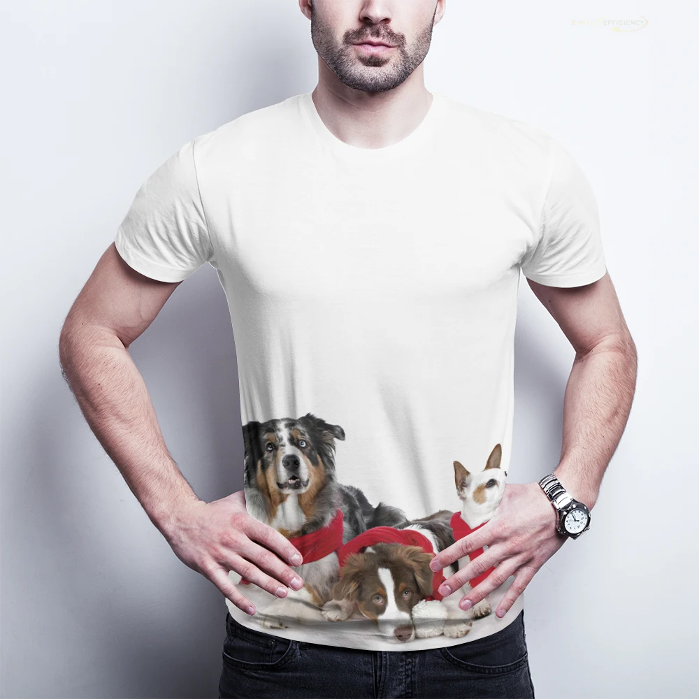 Oversized Men's T-shirt Animal Pet Dog Head 3D Printing New Cute Funny Design Loose Casual Summer T-shirt Top Short Sleeve
Oversized Men's T-shirt Animal Pet Dog Head 3D Printing New Cute Funny Design Loose Casual Summer T-shirt Top Short Sleeve