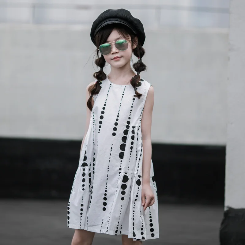 New 2020 Summer Fashion Casual Girls Dress Kids Sleeveless Dresses Baby Girls Cotton Dress Cute Dotted Children Dresses, #8632
New 2020 Summer Fashion Casual Girls Dress Kids Sleeveless Dresses Baby Girls Cotton Dress Cute Dotted Children Dresses, #8632
