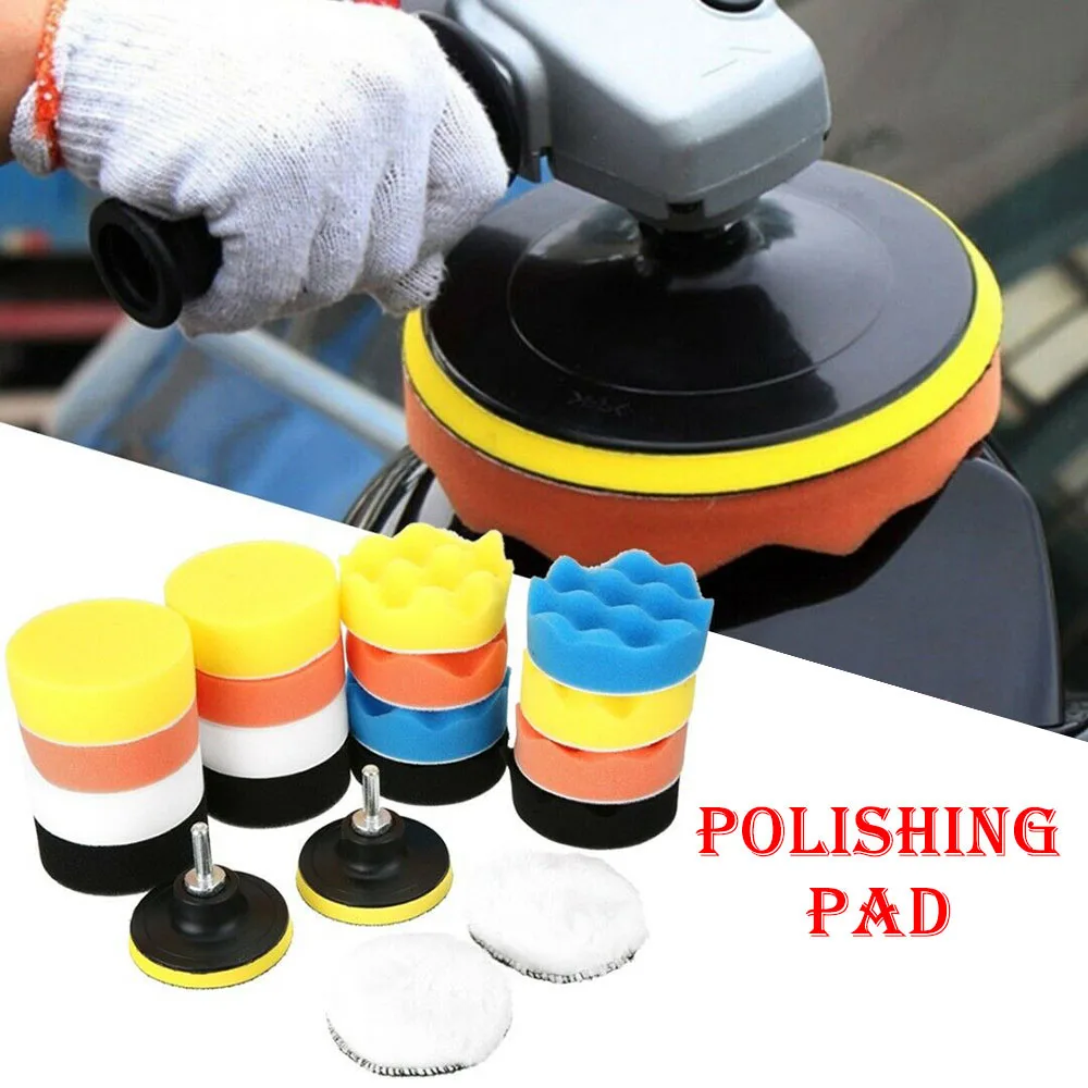 3inch Car Polishing Disc Self-Adhesive Buffing Waxing Sponge Wool Wheel Polishing Pad Removes Scratches Tools accessories 22pack
3inch Car Polishing Disc Self-Adhesive Buffing Waxing Sponge Wool Wheel Polishing Pad Removes Scratches Tools accessories 22pack