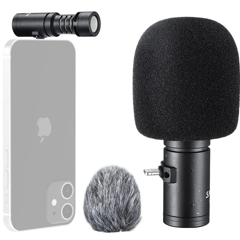 Sairen Wireless Microphone Portable Audio Video Recording Mini Microphone For IPhone Smartphone Live Broadcast Gaming Microphone
Sairen Wireless Microphone Portable Audio Video Recording Mini Microphone For IPhone Smartphone Live Broadcast Gaming Microphone