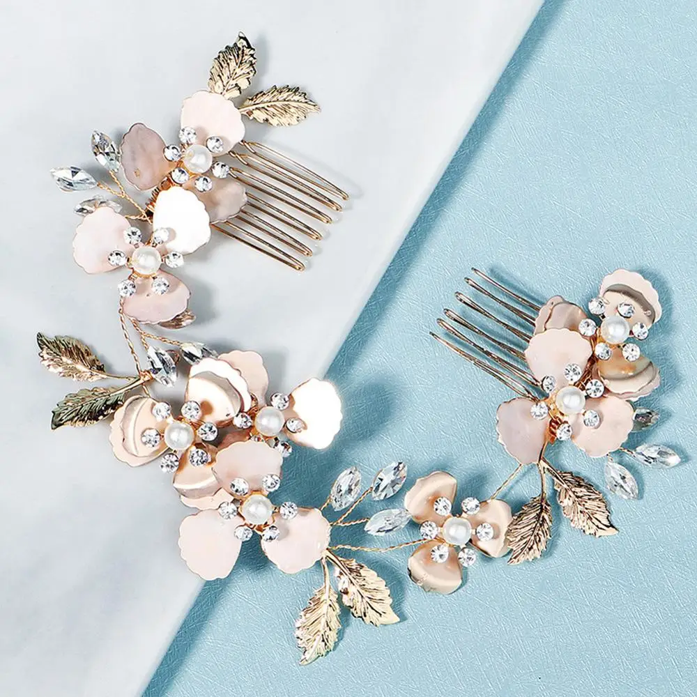 Floralbride Handmade Rhinestone Pearls Alloy Flower Bridal Hair Comb Headband Wedding Hair Accessories Bridesmaids Women Jewelry
Floralbride Handmade Rhinestone Pearls Alloy Flower Bridal Hair Comb Headband Wedding Hair Accessories Bridesmaids Women Jewelry