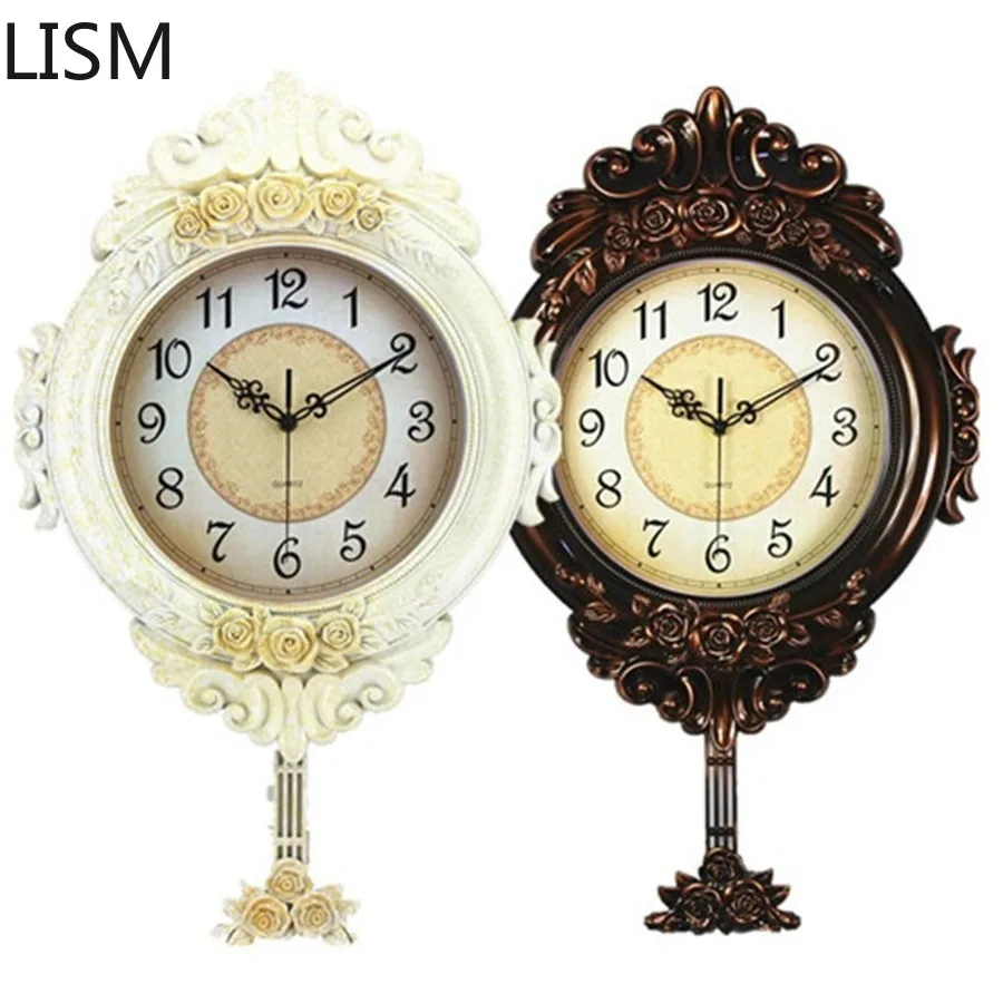 Silent Swing Large Wall Clock Vintage Luxury European Retro Shabby Chic Art Decoration Living Room Wall Clock Modern Design Wood
Silent Swing Large Wall Clock Vintage Luxury European Retro Shabby Chic Art Decoration Living Room Wall Clock Modern Design Wood