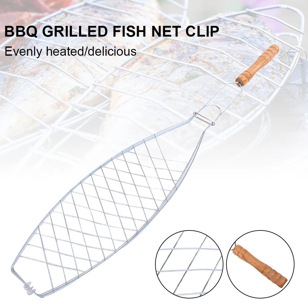 Portable Nonstick Fish Grilling Basket With Handle Chicken Meat BBQ Mesh Clip DIY Barbecue Tool Roasting Accessories Outdoor
Portable Nonstick Fish Grilling Basket With Handle Chicken Meat BBQ Mesh Clip DIY Barbecue Tool Roasting Accessories Outdoor