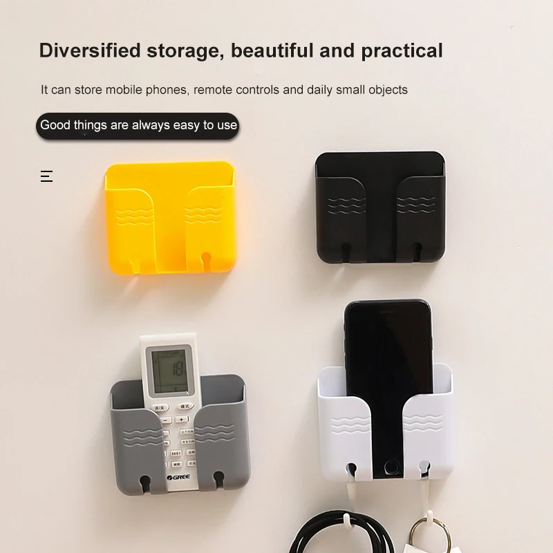 1PCS Wall Mounted Organizer Box Punch Free TV Remote Control Storage Mounted Phone Plug Wall Holder Charging Multifunction Hooks
1PCS Wall Mounted Organizer Box Punch Free TV Remote Control Storage Mounted Phone Plug Wall Holder Charging Multifunction Hooks