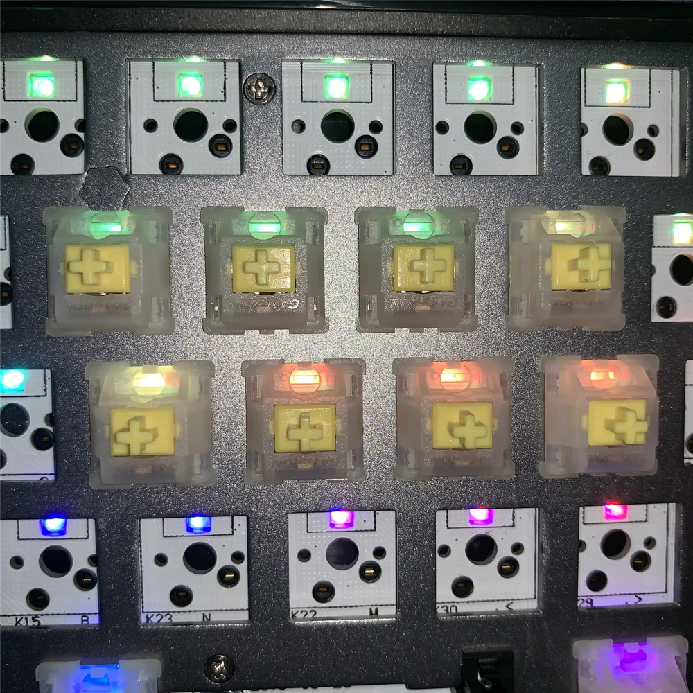 Переключатель Gateron 5Pin черный красный коричневый синий прозрачный зеленый желтый