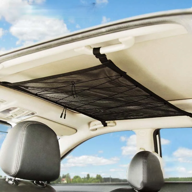 Portable Car Ceiling Storage Net Interior Auto Organizer Mesh Nets Vehicle Ceiling Storage Bag Car Cargo Pocket Goods Accessori
Portable Car Ceiling Storage Net Interior Auto Organizer Mesh Nets Vehicle Ceiling Storage Bag Car Cargo Pocket Goods Accessori