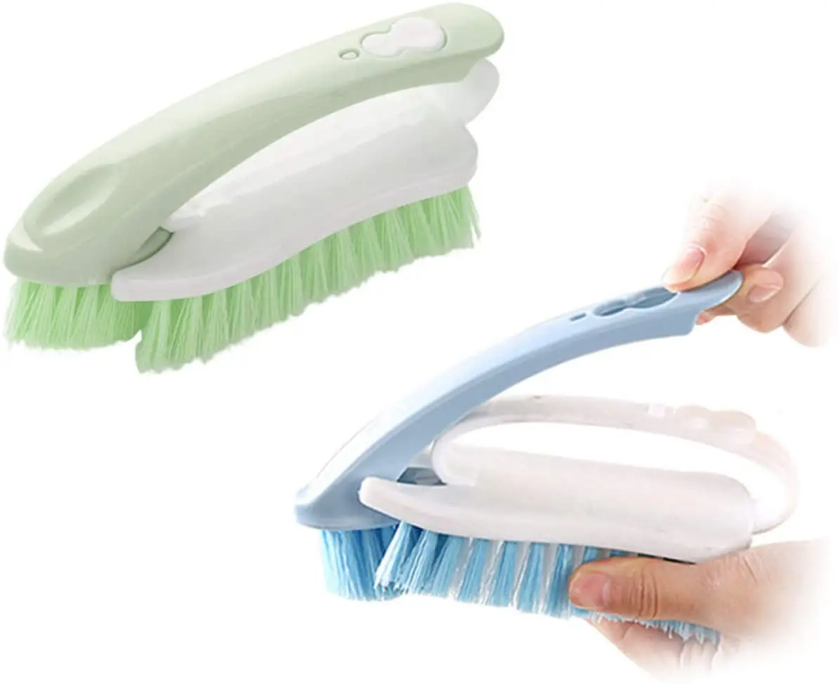 2 in 1 multifunctional scrub brush, used for cleaning household with handle, detachable scrub brush, multi-purpose cleaning clot 
2 in 1 multifunctional scrub brush, used for cleaning household with handle, detachable scrub brush, multi-purpose cleaning clot