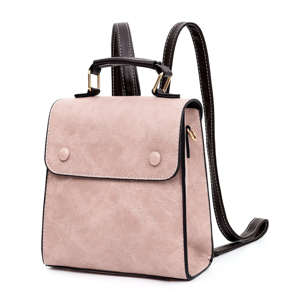 Женские кожаные рюкзаки для девочек, школьный ранец для девочки, маленькие дорожные школьные ранцы в стиле преппи, однотонные, #30 
Женские кожаные рюкзаки для девочек, школьный ранец для девочки, маленькие дорожные школьные ранцы в стиле преппи, однотонные, #30