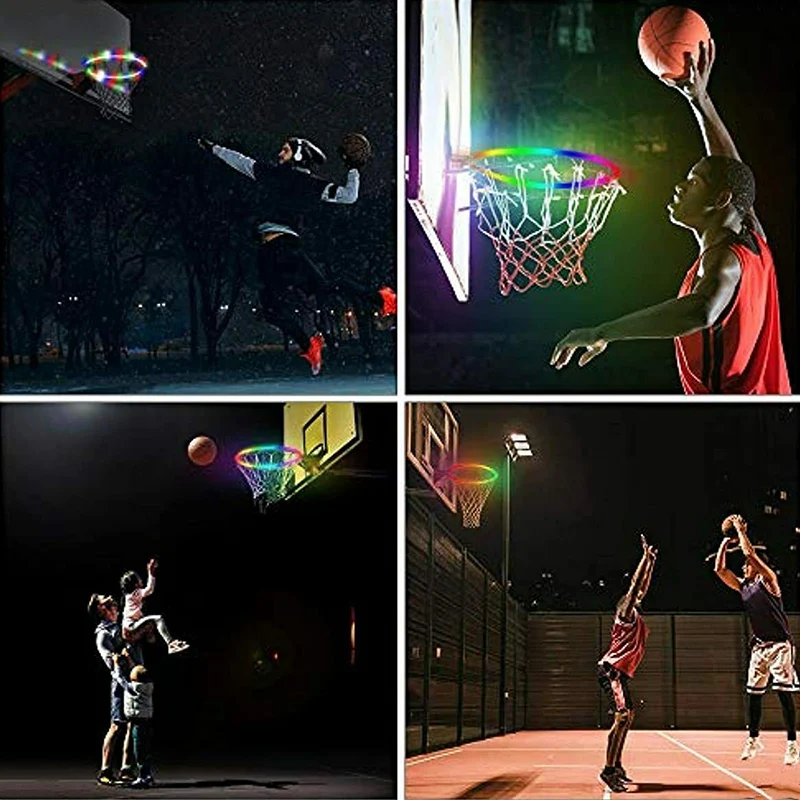 LED Basketball Hoop Lights Solar Energy Waterproof Glow in Dark Lamp Induction Color Change L5
LED Basketball Hoop Lights Solar Energy Waterproof Glow in Dark Lamp Induction Color Change L5