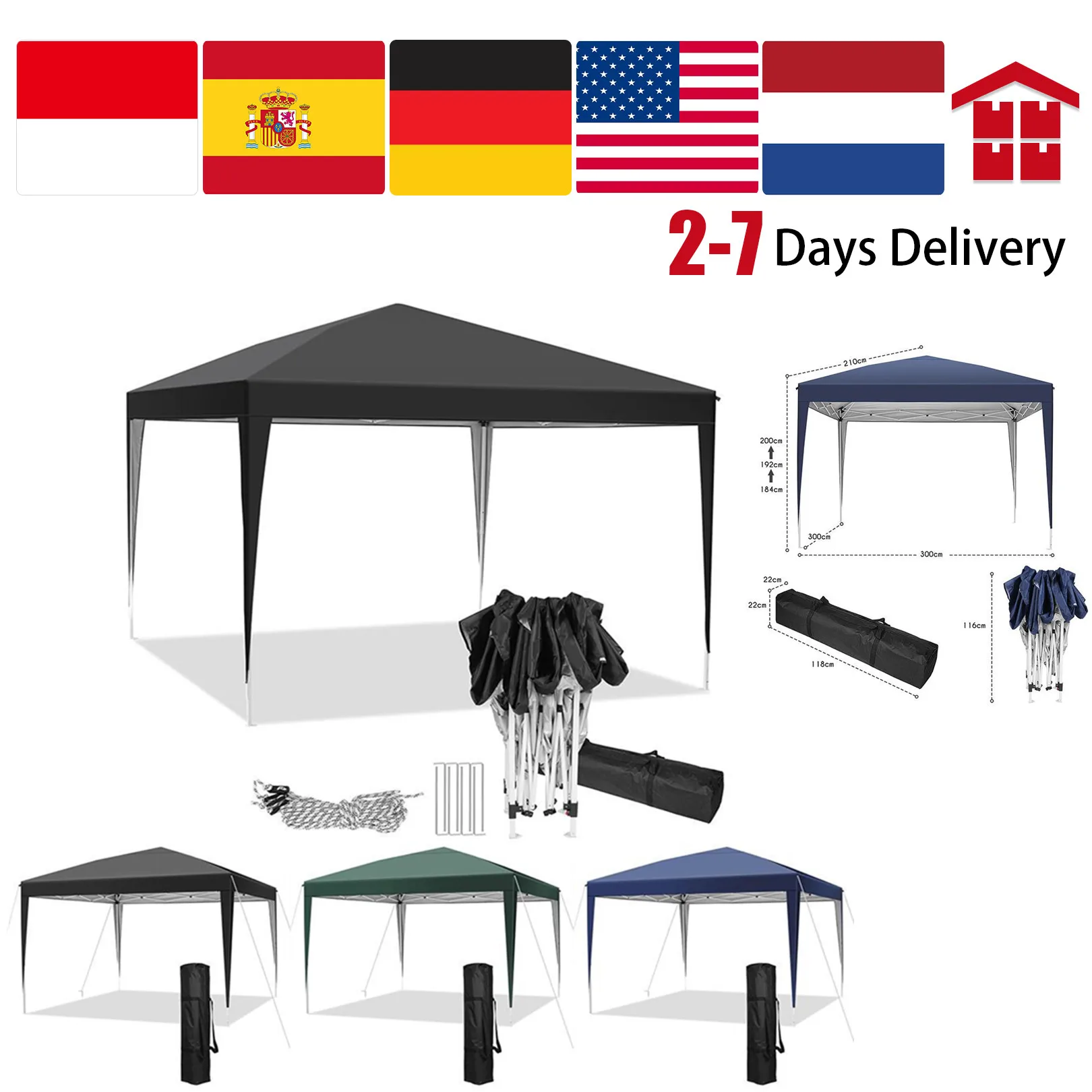 3-4 Person Right Angle Folding Shed 4 Sides Waterproof Tent For Camping Picnic Outdoor Sun Shelter Travelling Hiking
3-4 Person Right Angle Folding Shed 4 Sides Waterproof Tent For Camping Picnic Outdoor Sun Shelter Travelling Hiking